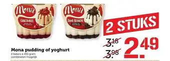 Coop Mona Pudding Of Yoghurt aanbieding