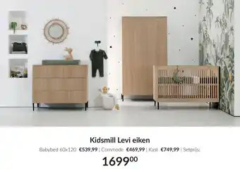 Babypark Kidsmill levi eiken aanbieding