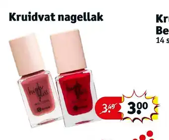 Kruidvat Nagellak aanbieding