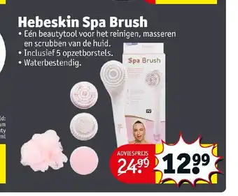 Kruidvat Hebeskin Spa Brush aanbieding