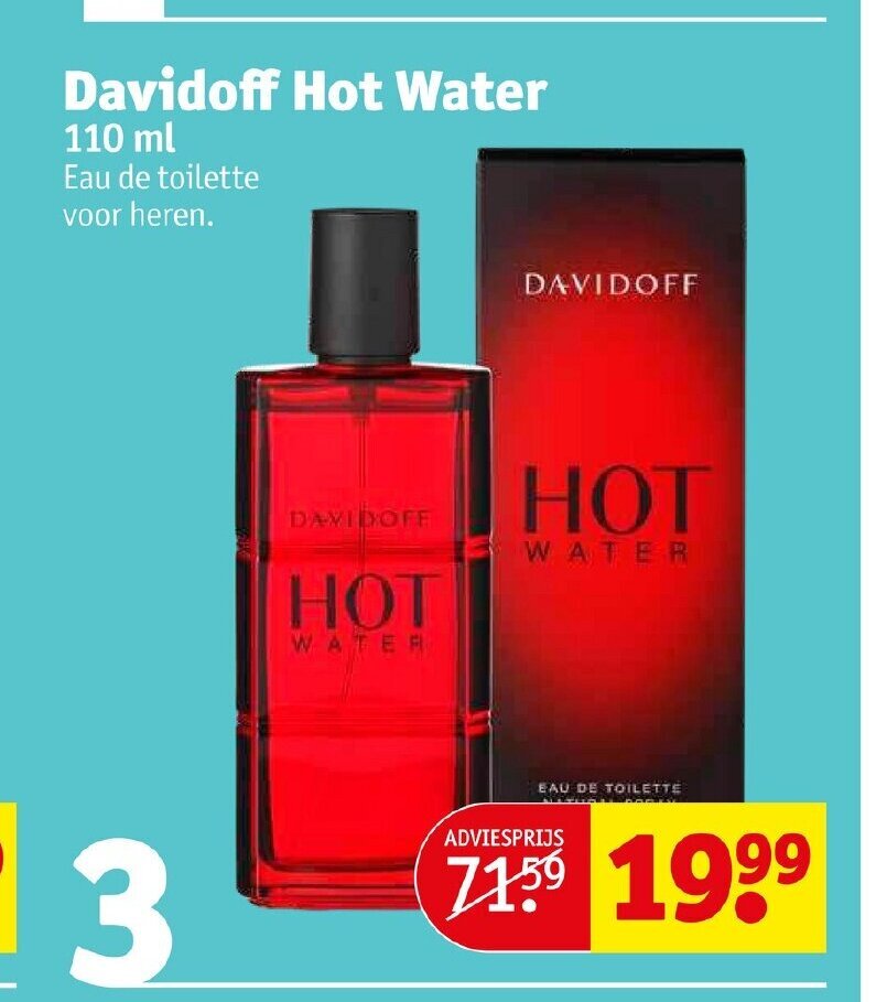Davidoff Hot Water 110 ml aanbieding bij Kruidvat