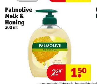 Kruidvat Palmolive Melk & Honing 300 ml aanbieding