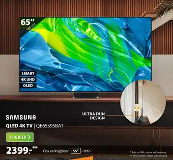 Expert Samsung QLED 4K TV QE65595BAT aanbieding