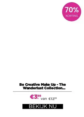 ICI Paris XL BE creative make up - the wanderlust collection aanbieding