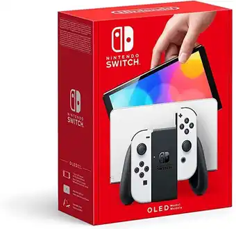 Amazon Nintendo switch-console (oled-model) met wit jo... aanbieding