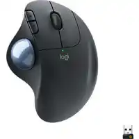 MediaMarkt Logitech m575 ergo draadloze trackball muis grijs aanbieding