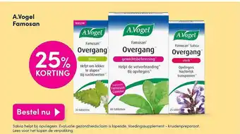 DA A.vogel famosan 25% korting aanbieding