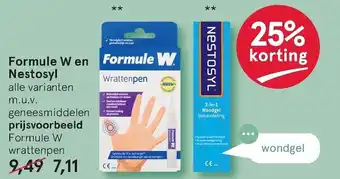 Etos Formule W en Nestosyl aanbieding