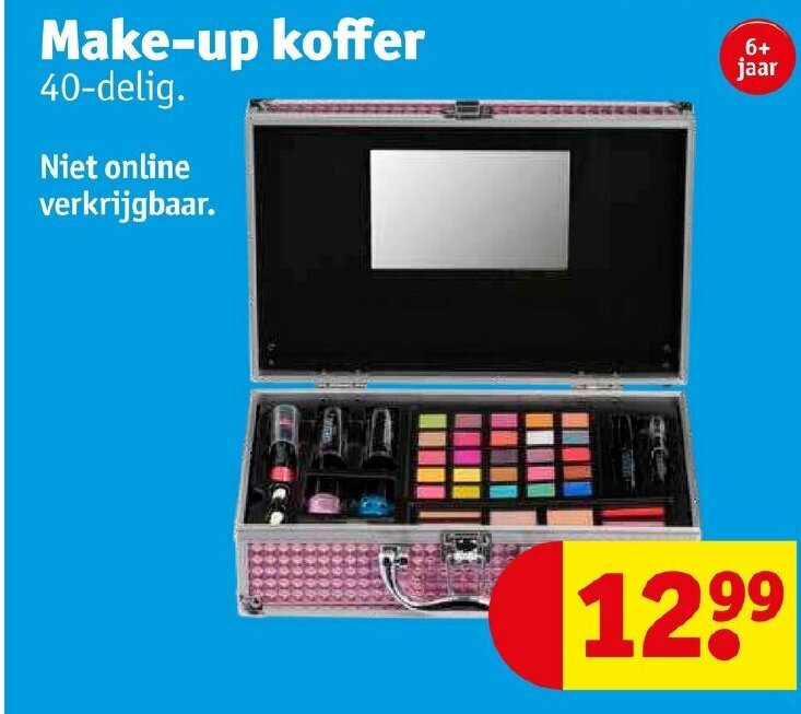 Casuelle Make-Up Koffer Roze Holografisch