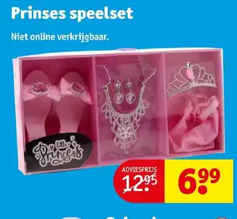 Kruidvat Prinses speelset aanbieding