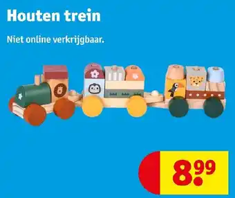 Kruidvat Houten trein aanbieding