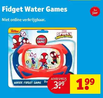 Kruidvat Fidget water games aanbieding