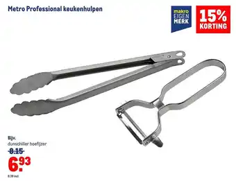 Makro Metro professional keukenhulpen 15% korting aanbieding