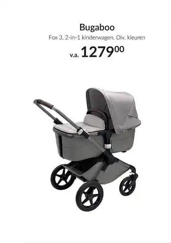 Babypark Bugaboo fox 3 2-in-1 kinderwagen aanbieding