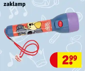 Kruidvat Woezel & Pip zaklamp aanbieding