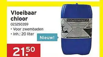 Heuts Vloeibaar chloor aanbieding