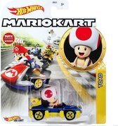 Bol.com Hot wheels - mario kart - toad - mach 8 - 1:64 aanbieding