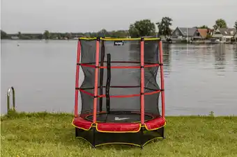 Frank Valetti kindertrampoline met net 140cm aanbieding