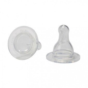 Babypark Dr. brown's speen fase 1 smalle halsfles aanbieding