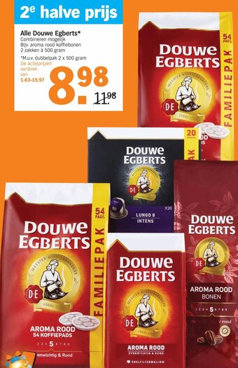 Albert Heijn Douwe Egberts 2*500g aanbieding