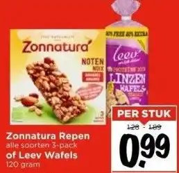 Vomar Voordeelmarkt Zonnatur repen aanbieding