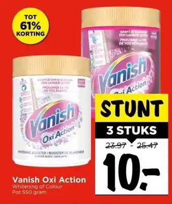 Vomar Voordeelmarkt Vanish oxi action aanbieding