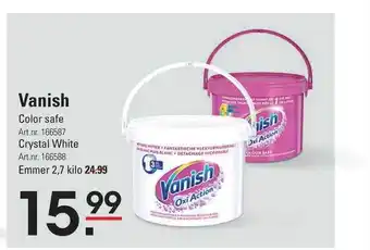 Sligro Vanish color safe of crystal white aanbieding