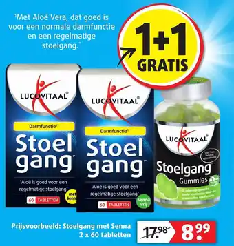 Lucovitaal Lucovitaal stoelgang met senna 1+1 gratis aanbieding