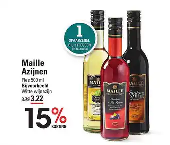 Sligro Maille azijnen 15% korting aanbieding