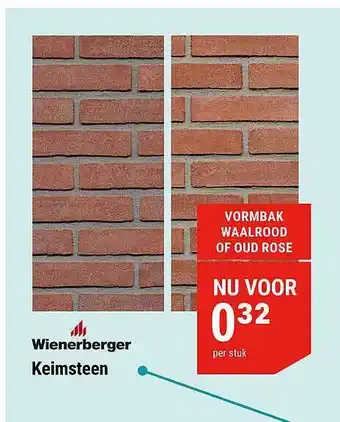 Pontmeyer Vormbak waalrood of oud rose aanbieding