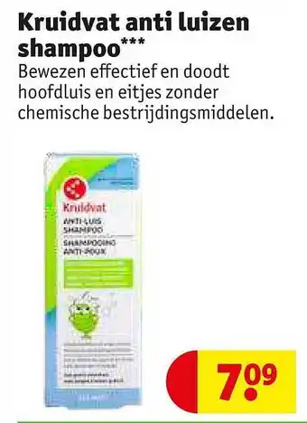 Kruidvat Kruidvat anti luizen shampoo aanbieding