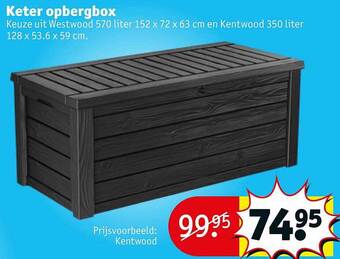 Kruidvat Keter opbergbox aanbieding