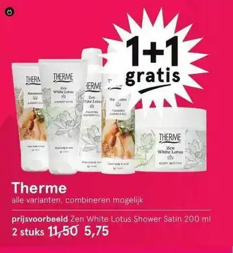 Etos Therme 1+1 gratis aanbieding