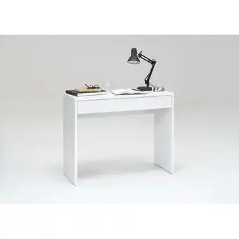 Leen Bakker Bureau checker - wit - 40x100x80 cm aanbieding