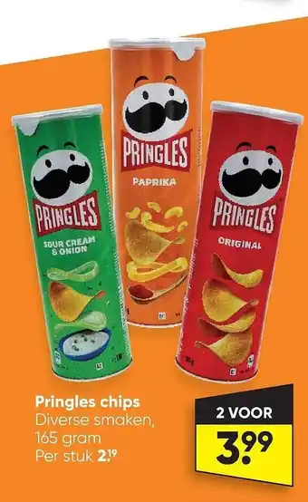 Big Bazar Pringles chips aanbieding