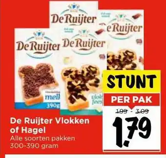 Vomar Voordeelmarkt De ruijter vlokken of hagel aanbieding