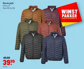 Makro Heren jack aanbieding