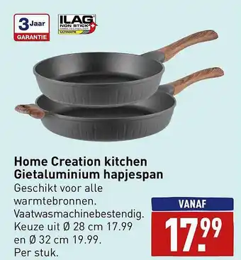 ALDI Home creation kitchen gietaluminium hapjespan aanbieding