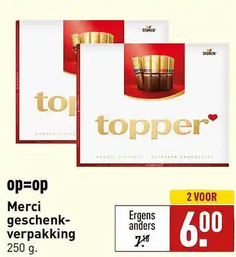 ALDI Merci geschenkverpakking aanbieding