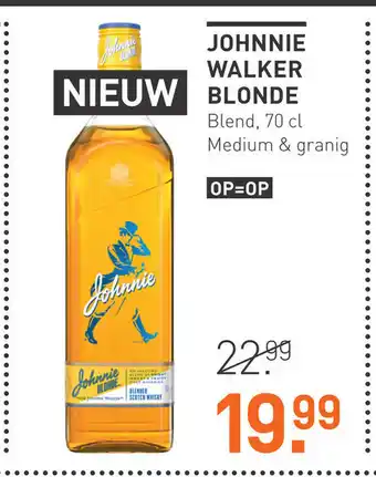 Gall & Gall Johnnie walker blonde aanbieding