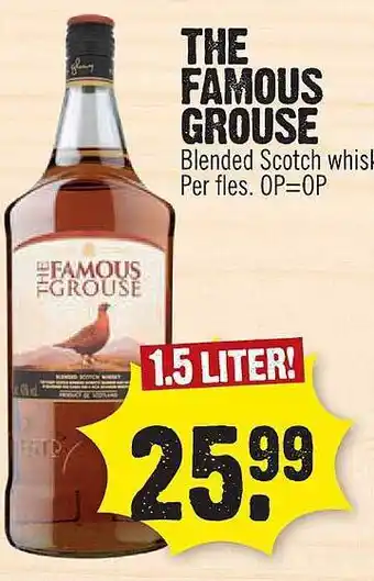 Dirk The famous grouse blended scotch whisky aanbieding