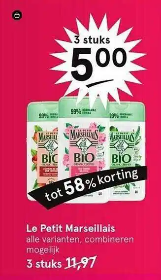 Etos Le petit marseillais tot 58% korting aanbieding