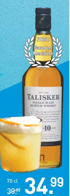 Gall & Gall Talisker single malt scotch whisky aanbieding