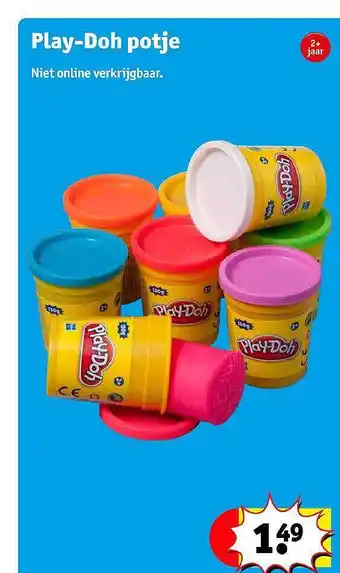 Kruidvat Play-doh potje aanbieding