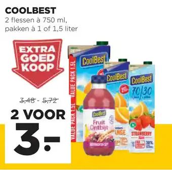 Jumbo Coolbest 2*750ml/1L/1.5L aanbieding