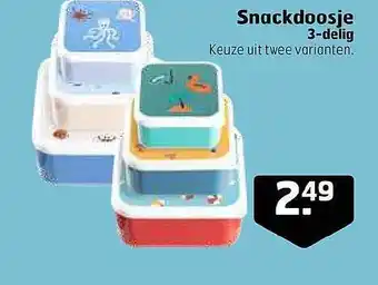 Trekpleister Snackdoosje aanbieding