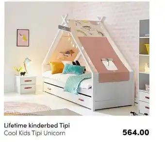 Baby & Tiener Lifetime kinderbed tipi cool kids tipi unicorn aanbieding