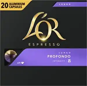 Amazon L'or espresso koffiecups lungo profondo (200 lu... aanbieding