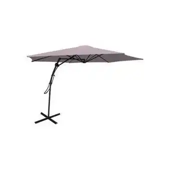 Blokker Feel furniture - zweefparasol - 3 meter - taupe aanbieding