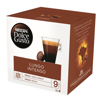 Koffievoordeel.nl Dolce gusto - lungo intenso - 16 dg cups aanbieding